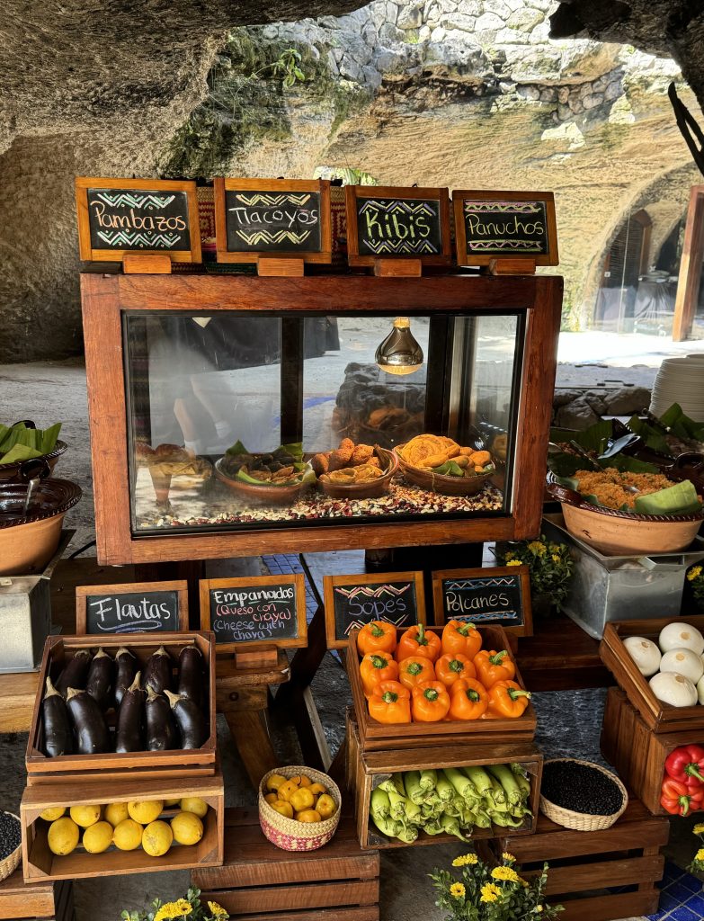 Fresh made traditional Mexican foods at the Hotel Xcaret Mexico Sunday Brunch Buffet