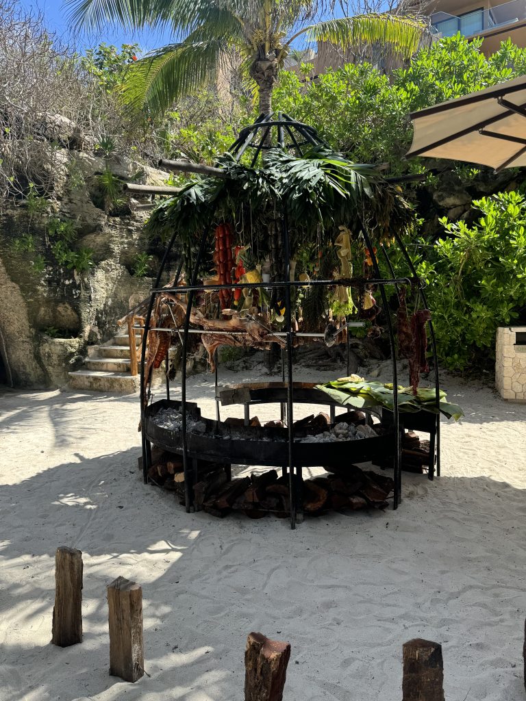 Xcaret Sunday Brunch grilled meats