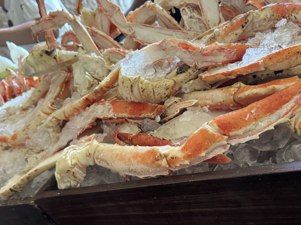Xcaret Sunday Brunch King Crab Legs