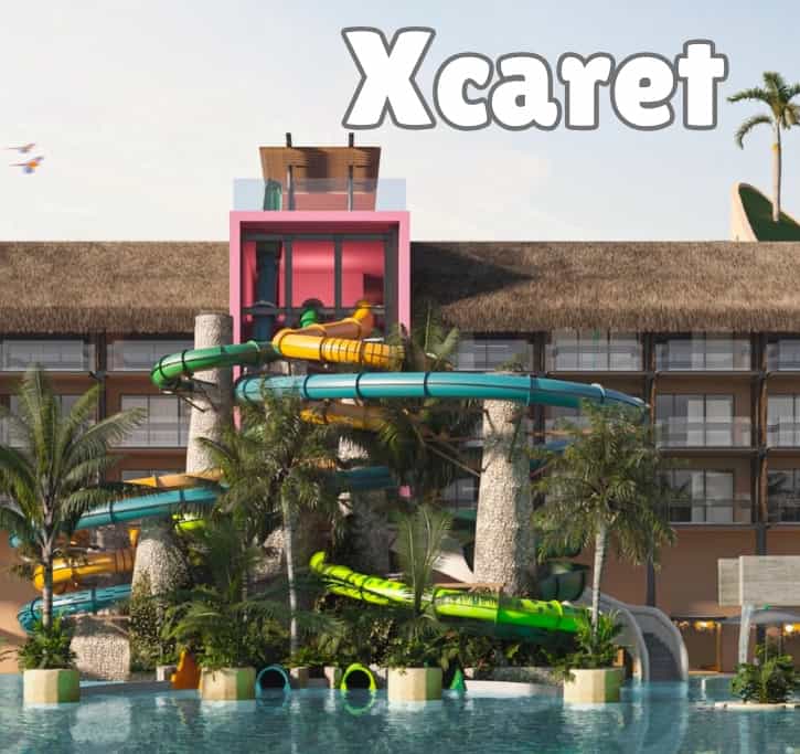 Picture of the pool at Hotel Xcaret Mexico