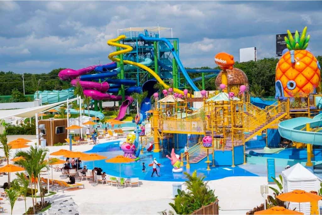 Aqua Nick waterpark in the Riviera Maya of Mexico