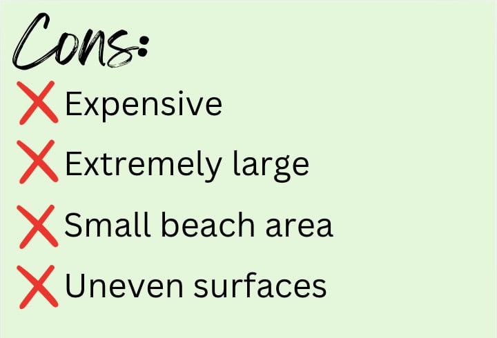 List of cons of the Hotel Xcaret Mexico