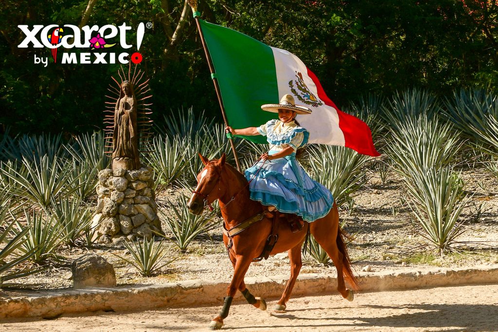 Xcaret horse show