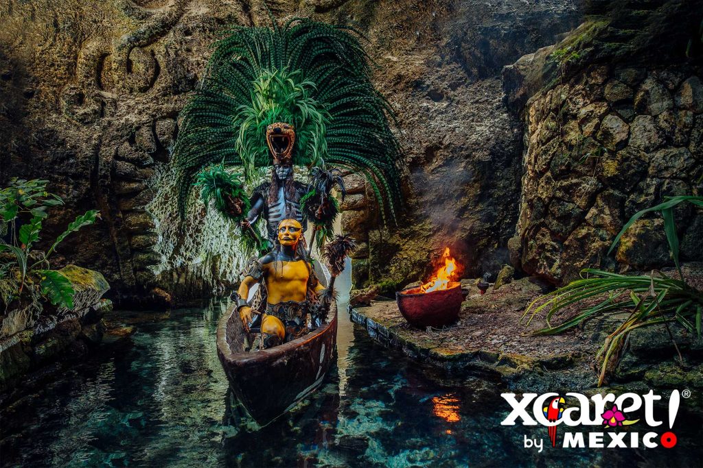 Xcaret Park Mayan Boat