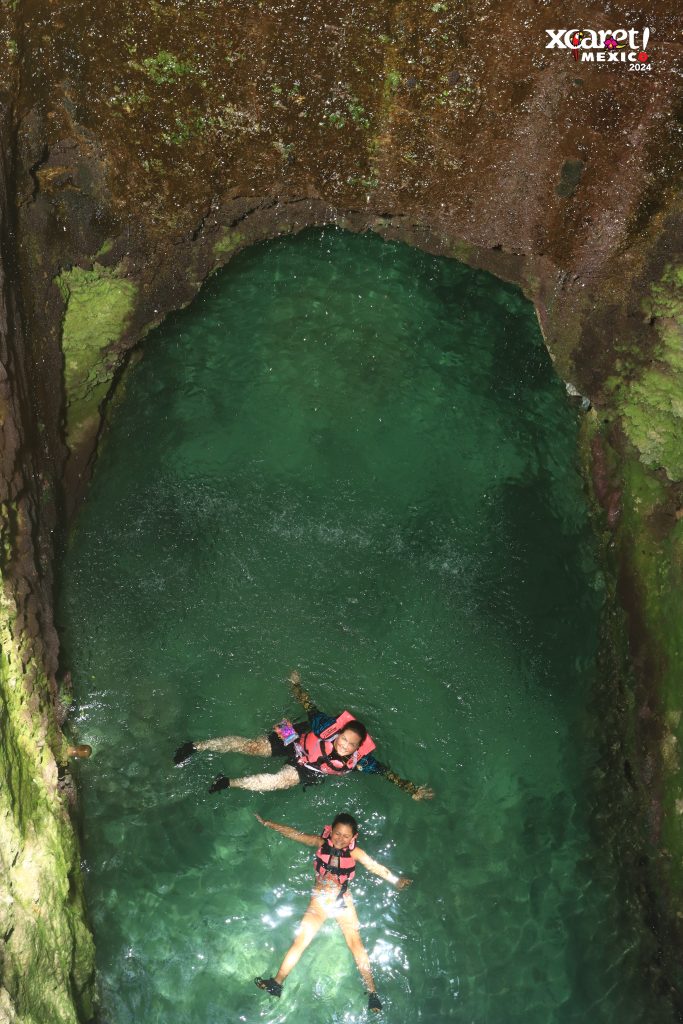 underground river at Xcaret Park