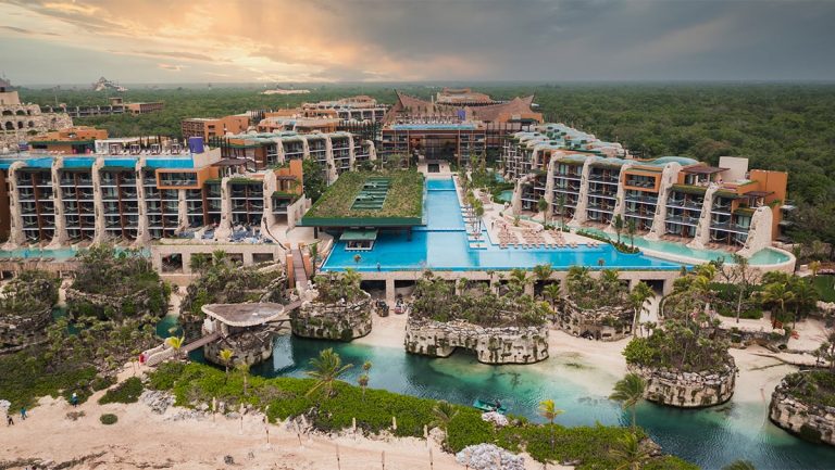 Aerial View of Hotel Xcaret Arte