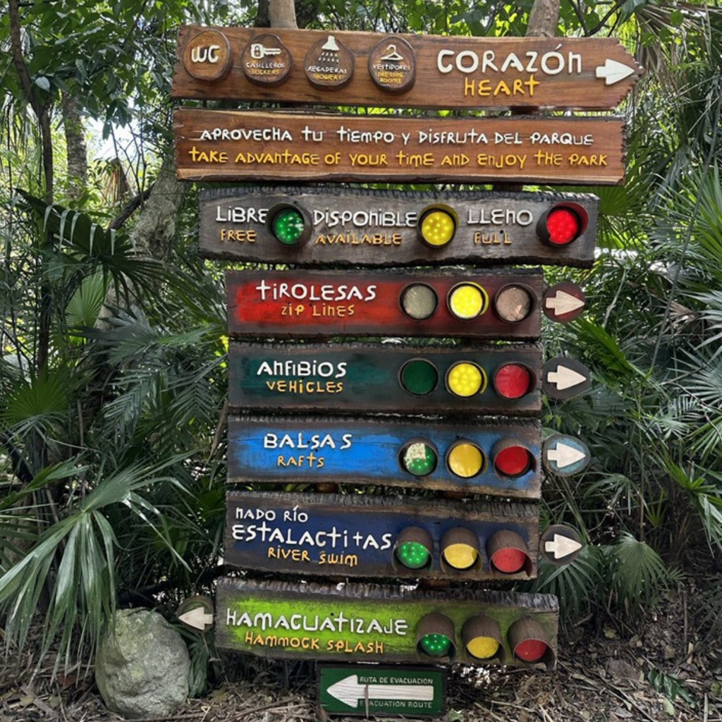 Board of activities that tells you which activities are full, and which ones still have space